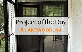 A Fresh Entrance: Lakewood, NJ ProVia Double Entry Door
