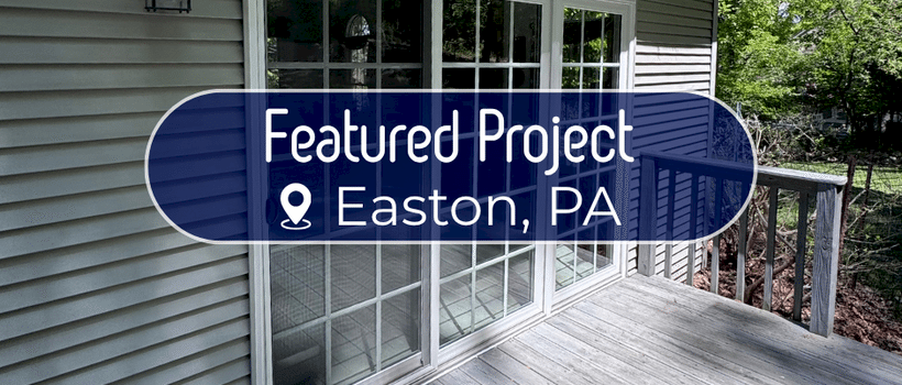 Two New Andersen 100 Series Sliding Doors Transform This Easton, PA Backyard