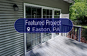Two New Andersen 100 Series Sliding Doors Transform This Easton, PA Backyard
